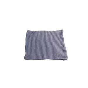 Lacoste Pillowcase Sham Grey Gray Knit 17.5”x14” Zip